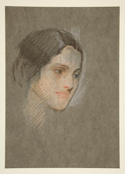 Portrait of an Unidentified Woman by Edwin Austin Abbey