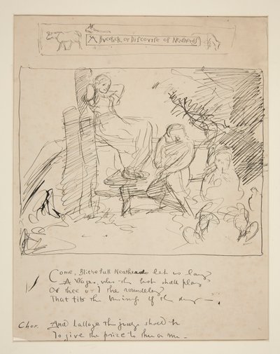 Sketch for a Verse by Edwin Austin Abbey