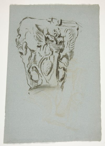 Sketch of a Capital by Edwin Austin Abbey