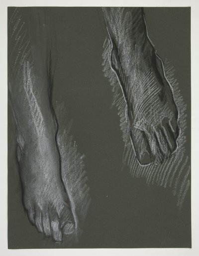Sketch of Two Feet by Edwin Austin Abbey
