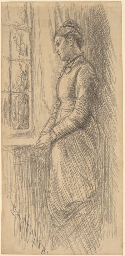 Solitude: Miss Vesta Rollinstall by Edwin Austin Abbey