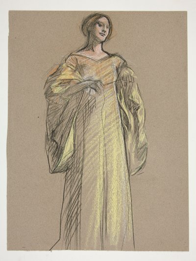 Study for Fiametta by Edwin Austin Abbey