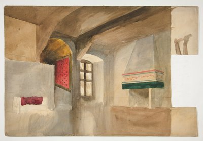 Study of an Interior by Edwin Austin Abbey
