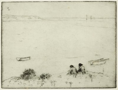 Sketching by the Sea by Edwin Butler Bayliss