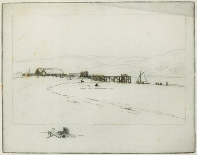 The Pier by Edwin Butler Bayliss