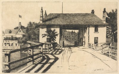 Fulham Bridge Tavern by Edwin Edwards