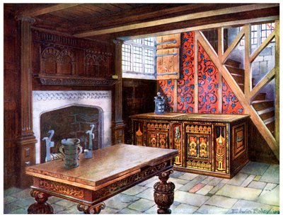 Inlaid Nonsuch chest by Edwin Foley