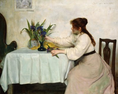 Arranging the Irises by Edwin Harris