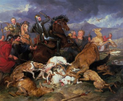 The Hunting of Chevy Chase by Edwin Henry Landseer