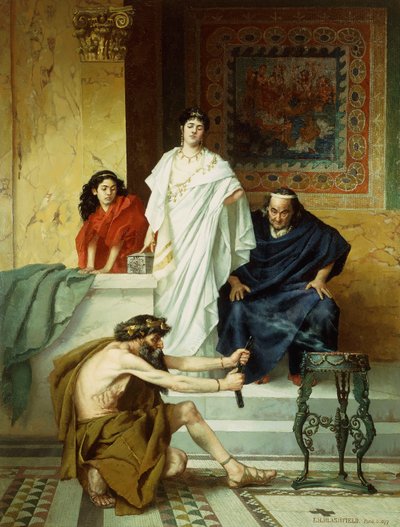 Preparing for a Sacrifice by Edwin Howland Blashfield