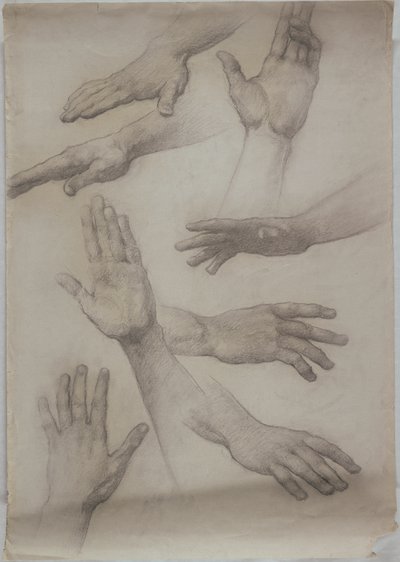 Studies of Hands by Edwin Howland Blashfield