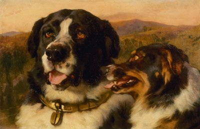 The Twa Dogs by Edwin Landseer