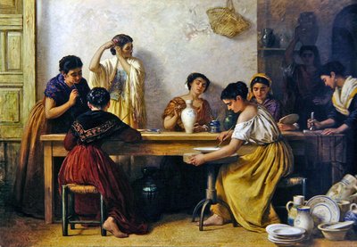 A Seville Pottery by Edwin Longsden Long