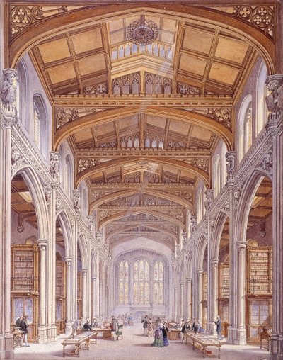 Guildhall Library, London by Edwin Thomas Dolby