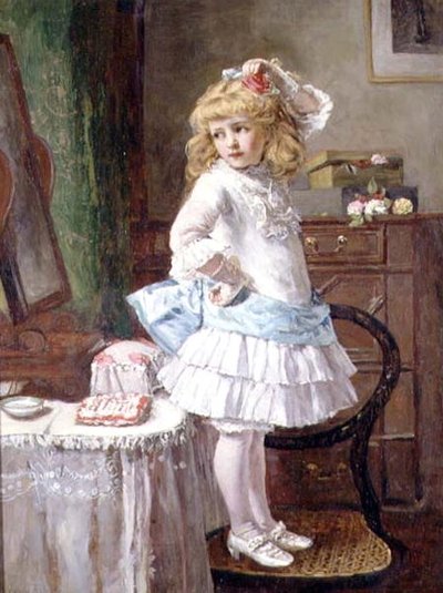 The New Party Frock by Edwin Thomas Roberts