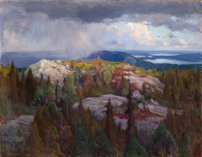 Landscape. 1918 by Eero Järnefelt