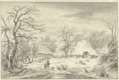 Winter Landscape by Egbert van Drielst