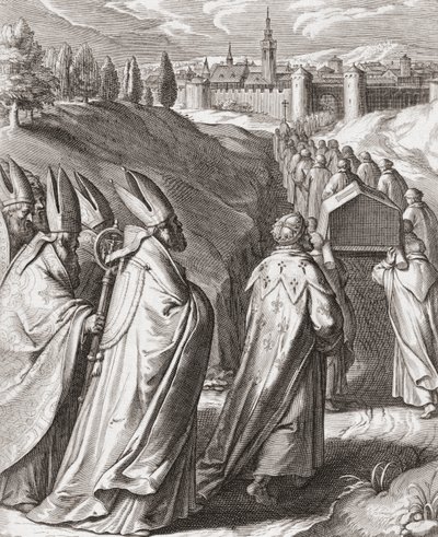 Funeral procession of St Thomas Aquinas by Egbert van Panderen