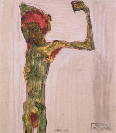 Anarchist, c.1909-10 by Egon Schiele