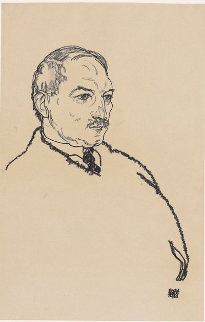 August Lederer by Egon Schiele