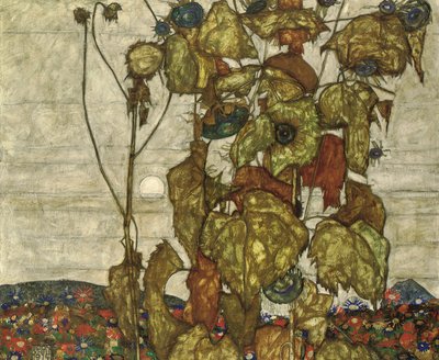 Autumn Sun by Egon Schiele