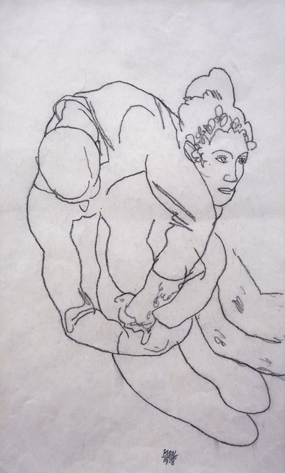 Being Embraced by Egon Schiele