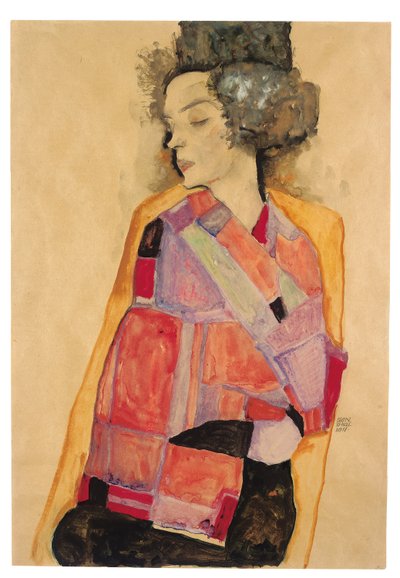 Dreaming Woman by Egon Schiele
