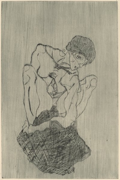 Kummernis by Egon Schiele