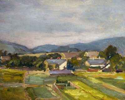 Landscape in North Austria by Egon Schiele