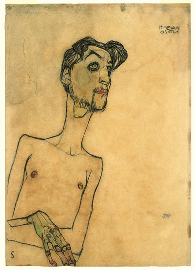 Mime van Osen by Egon Schiele