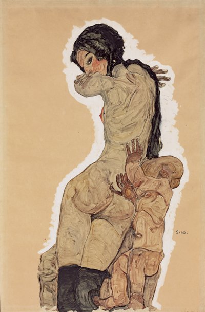 Mother and Child by Egon Schiele