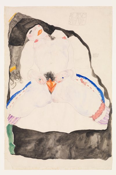 Observed in a Dream by Egon Schiele
