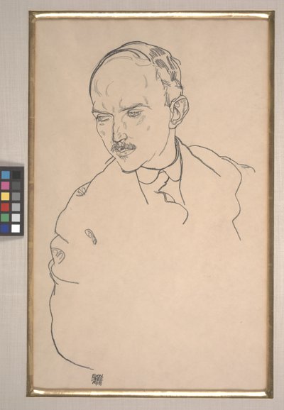 Portrait of Guido Arnot by Egon Schiele