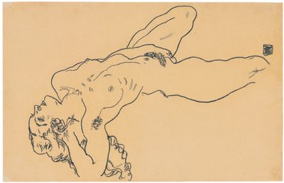 Reclining Nude by Egon Schiele
