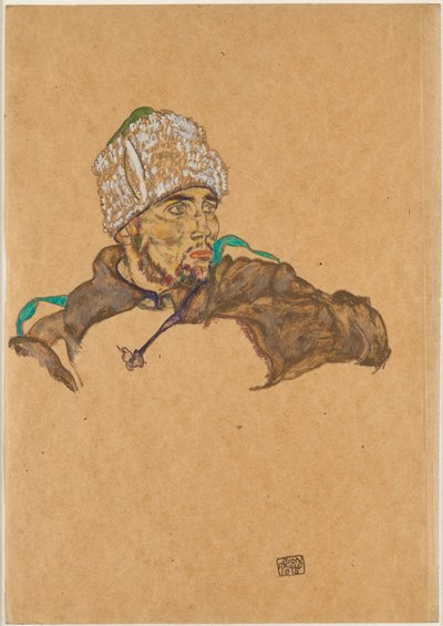 Russian prisoner of war by Egon Schiele