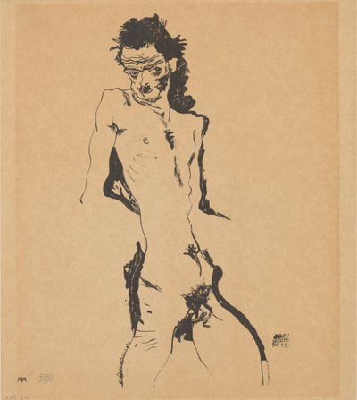 Self-Portrait by Egon Schiele
