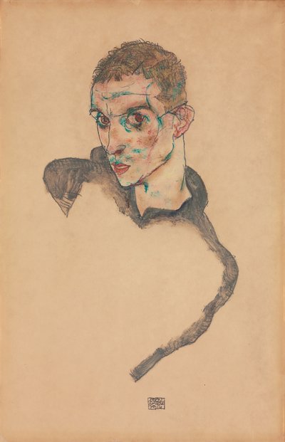 Self Portrait by Egon Schiele