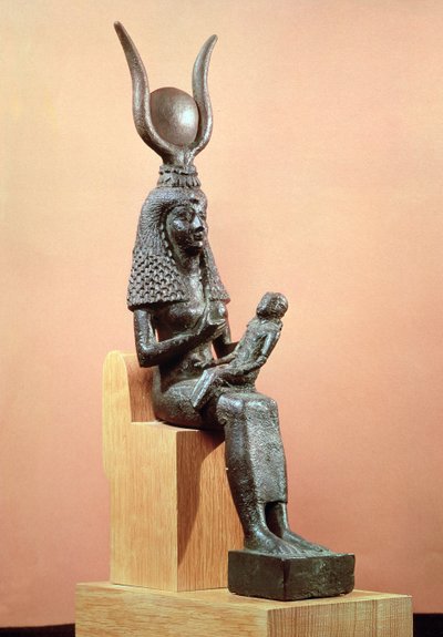 Isis suckling the infant Horus by Egyptian