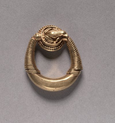 Finger Ring with Frog, c.1353-37 BC by Egyptian 18th Dynasty