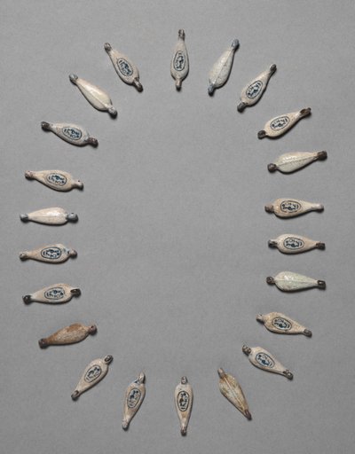 Petal-Shaped Beads by Egyptian 18th Dynasty