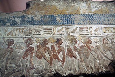 Relief of Military Parade by Egyptian 18th Dynasty