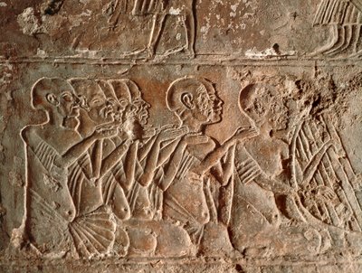 Singers and harp players by Egyptian 18th Dynasty
