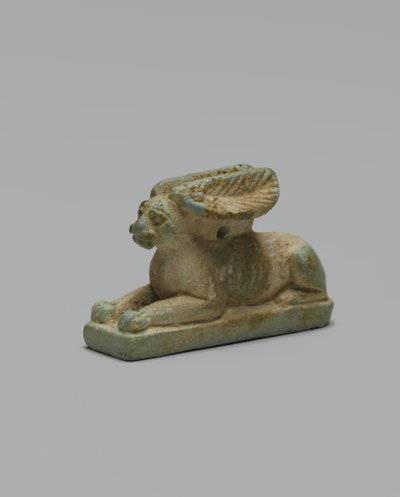 Amulet of a rabbit by Egyptian 26th Dynasty