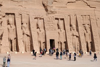 Small Temple of Abu Simbel by Egyptian Egyptian