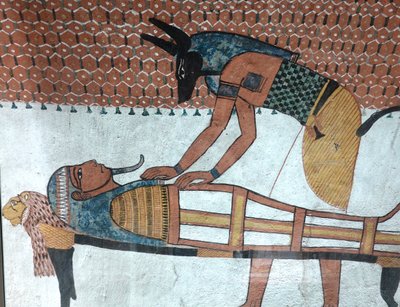 Anubis, Inherkhaou Tomb, Deir El Medineh by Egyptian Egyptian