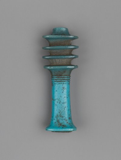 Djed amulet by Egyptian Ptolemaic Period