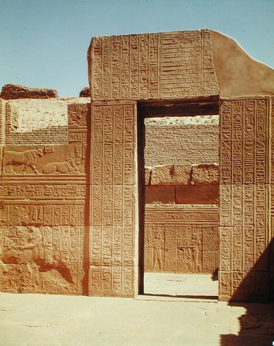Gateway to the Third Hypostyle Hall by Egyptian Ptolemaic Period