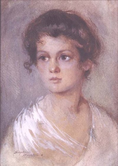 Study - A Beautiful Young Girl by Eileen Hameetman Schletta