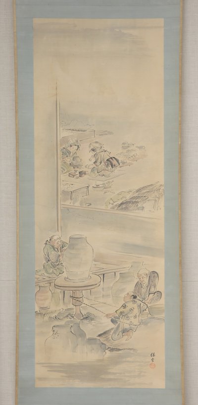 Making Ceramics, first half of the 19th century by Eiraku Hozen