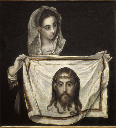 Saint Veronica and the veil by El Greco